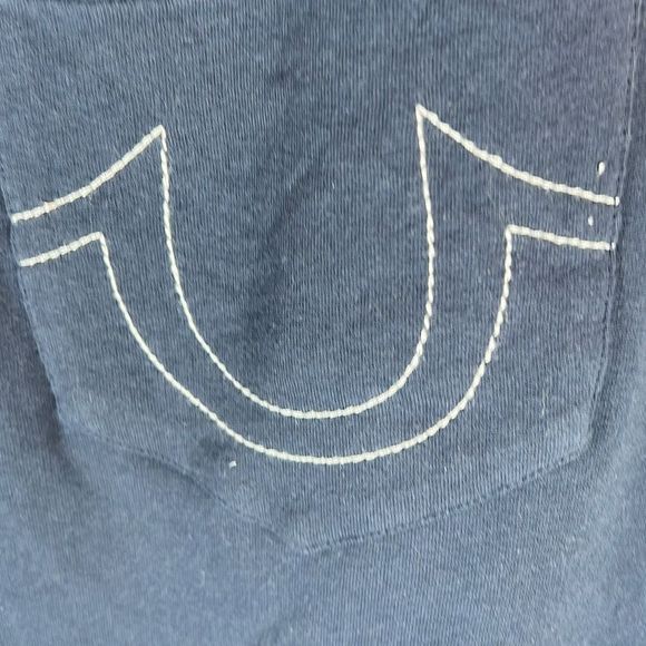 True Religion Blue and Teal Joggers - Picture 6 of 11